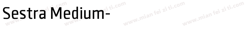 Sestra Medium字体转换